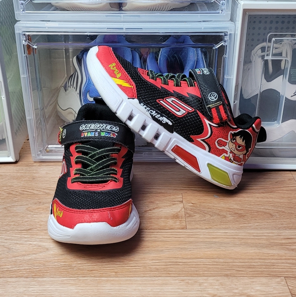 Skechers Kids' Red and Black Shoes